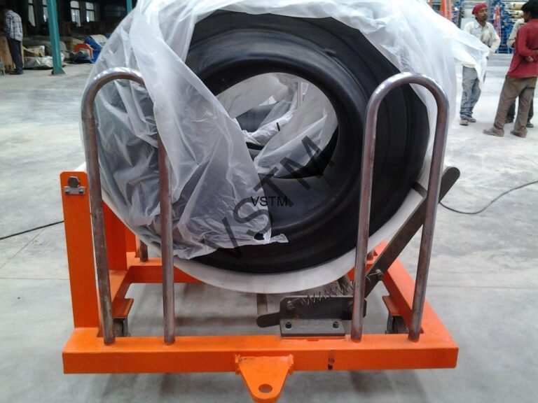 Green Tyre Trolley - VS Tyre Machinery
