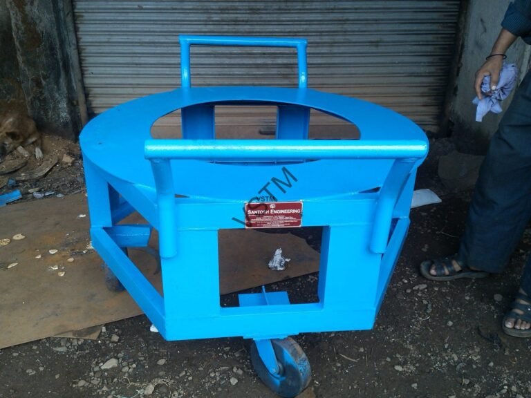 A Type Green Tyre Trolley - VS Tyre Machinery